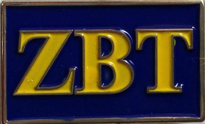 Zeta Beta Tau Fraternity Flag Pin