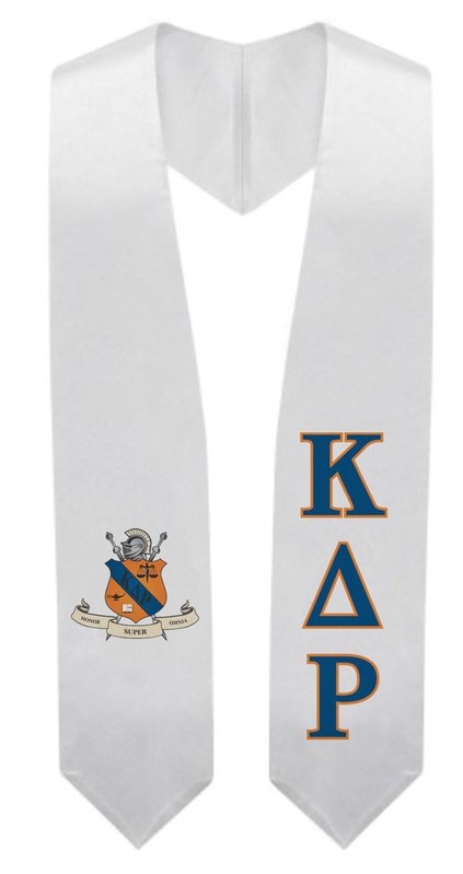 Kappa Delta Rho Super Crest Graduation Stole