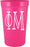 Phi Mu Inline Giant Plastic Cup