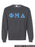 Phi Mu Delta Crewneck Letters Sweatshirt