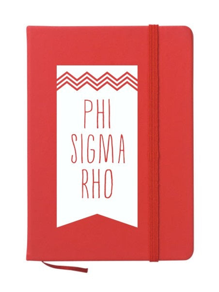 Phi Sigma Rho Chevron Notebook