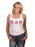 Kappa Alpha Theta Floral Letters Racerback Tank