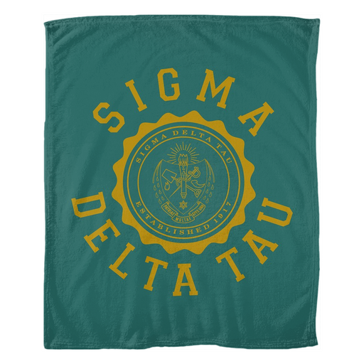Sigma Delta Tau Seal Fleece Blankets