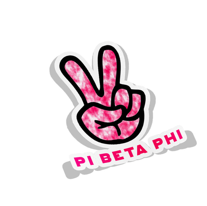 Pi Beta Phi Peace Sorority Decal