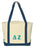 Delta Zeta Cooper Letters Boat Tote