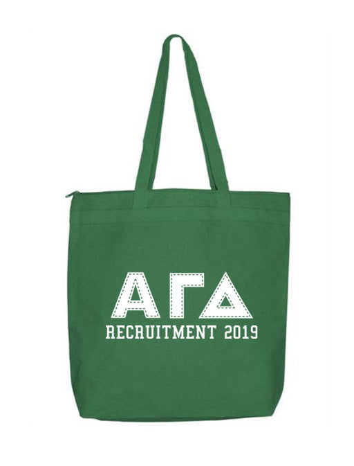 Alpha Gamma Delta Collegiate Letters Event Tote Bag
