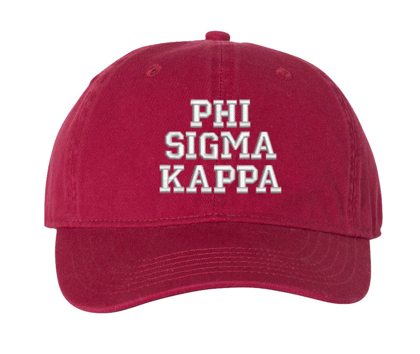 Phi Sigma Kappa Comfort Colors Varsity Hat