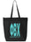 Phi Beta Chi Impact Letters Zippered Poly Tote