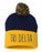 Delta Delta Delta Sorority Beanie With Pom Pom