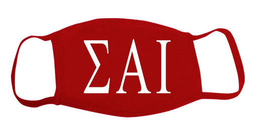 Sigma Alpha Iota Face Mask With Big Greek Letters