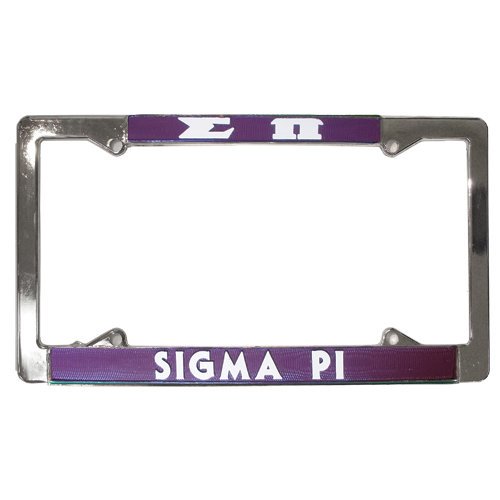 Sigma Pi License Plate Frame