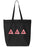 Delta Delta Delta Tote Bag