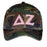 Delta Zeta Letters Embroidered Camouflage Hat