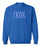 Theta Xi Classic Colors Sewn-On Letter Crewneck