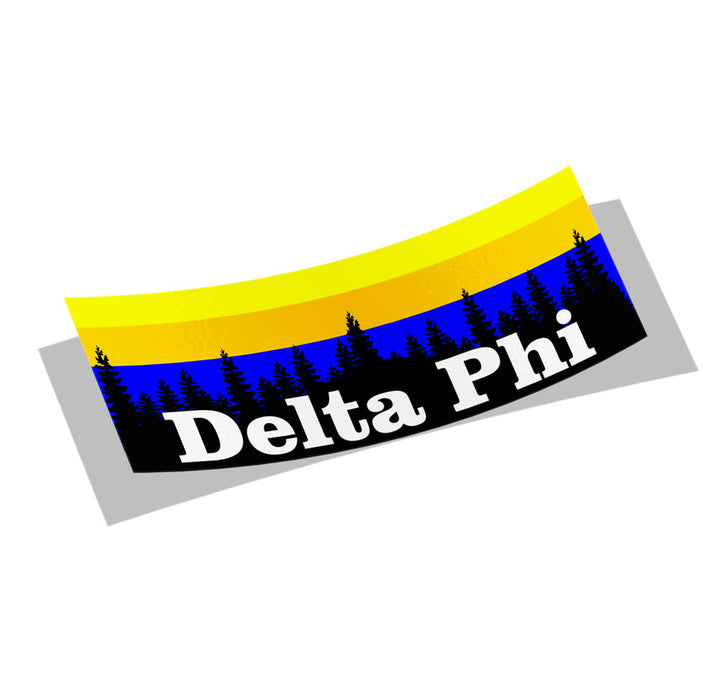 Delta Phi Mountains Decal