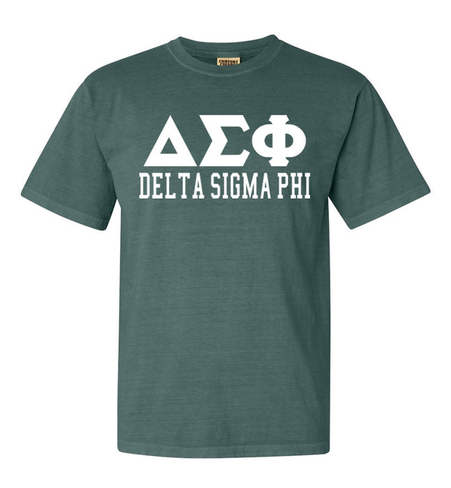 Delta Sigma Phi Custom Comfort Colors Greek T-Shirt — GreekU
