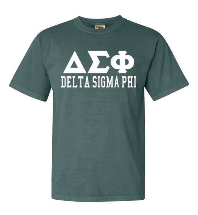 Delta Sigma Phi Custom Comfort Colors Greek T-Shirt