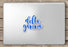 Delta Gamma Script Sticker