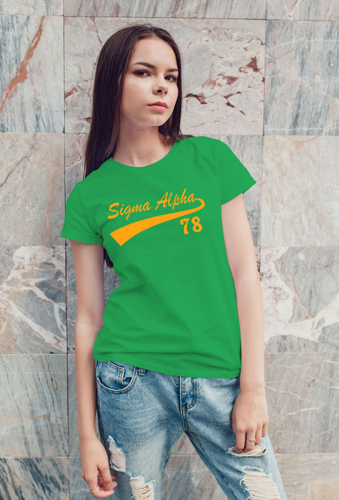 Sigma Alpha Sporty Tail T-Shirt