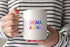Sigma Alpha Coffee Mug with Rainbows