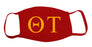 Theta Tau Face Mask With Big Greek Letters