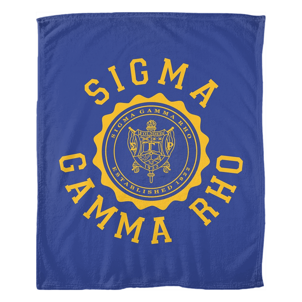 Sigma Gamma Rho Seal Fleece Blankets Sigma Gamma Rho Seal Fleece Blankets