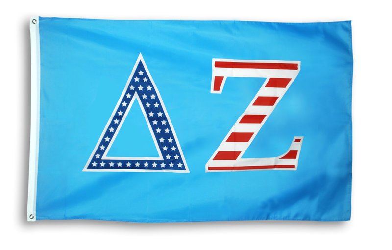 Delta Zeta Patriotic Flag