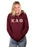 Kappa Alpha Theta Unisex Hooded Sweatshirt with Sewn-On Letters