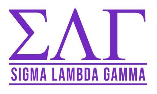 Sigma Lambda Gamma Custom Greek Letter Sticker - 2.5
