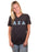 Alpha Xi Delta Unisex V-Neck T-Shirt with Sewn-On Letters