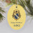 Alpha Phi Omega Holiday Color Crest Glass Ornament Color Crest Ornament