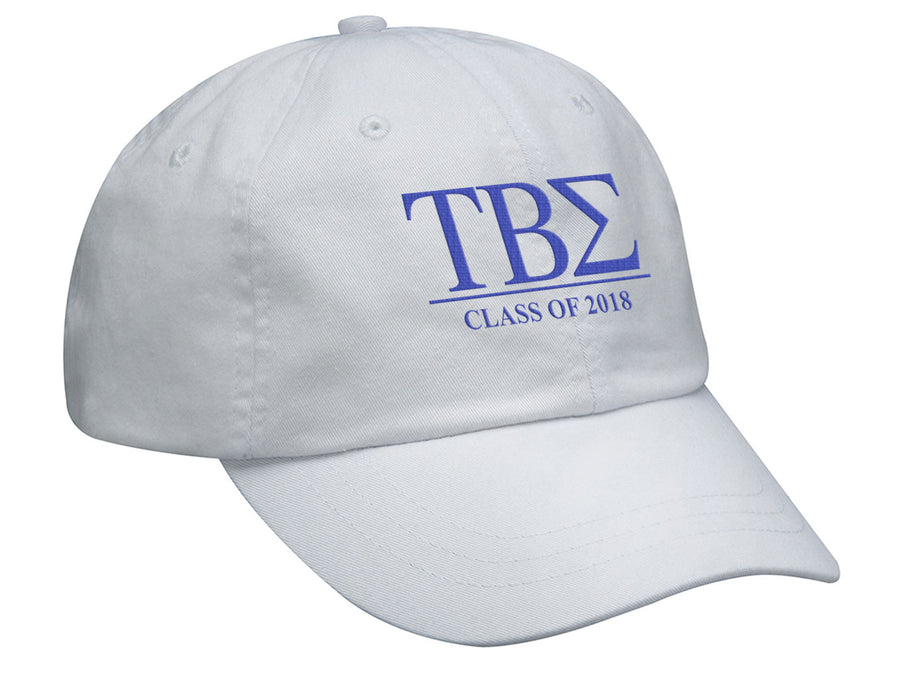 Tau Beta Sigma Embroidered Hat with Custom Text