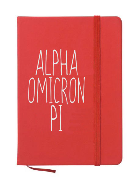 Alphqa Omicron Pi Mountain Notebook