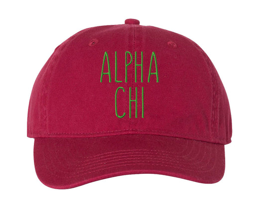 Alpha Chi Omega Comfort Colors Nickname Hat