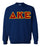 Delta Kappa Epsilon Crewneck Sweatshirt with Sewn-On Letters