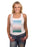 Sigma Delta Tau Good Vibes Only Triblend Racerback Tank