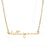 Delta Gamma Script Necklace