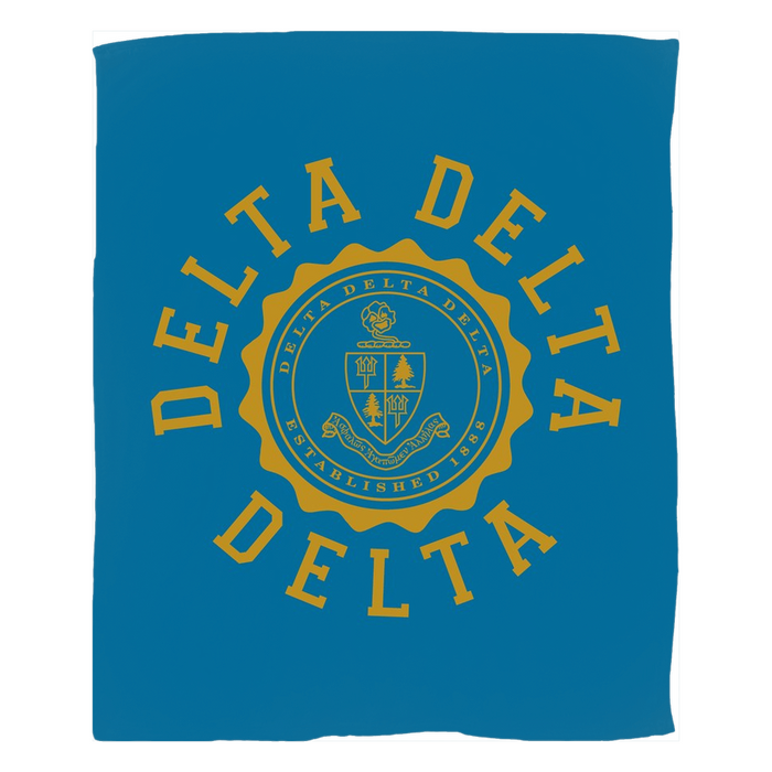 Delta Delta Delta Seal Fleece Blankets Delta Delta Delta Seal Fleece Blankets