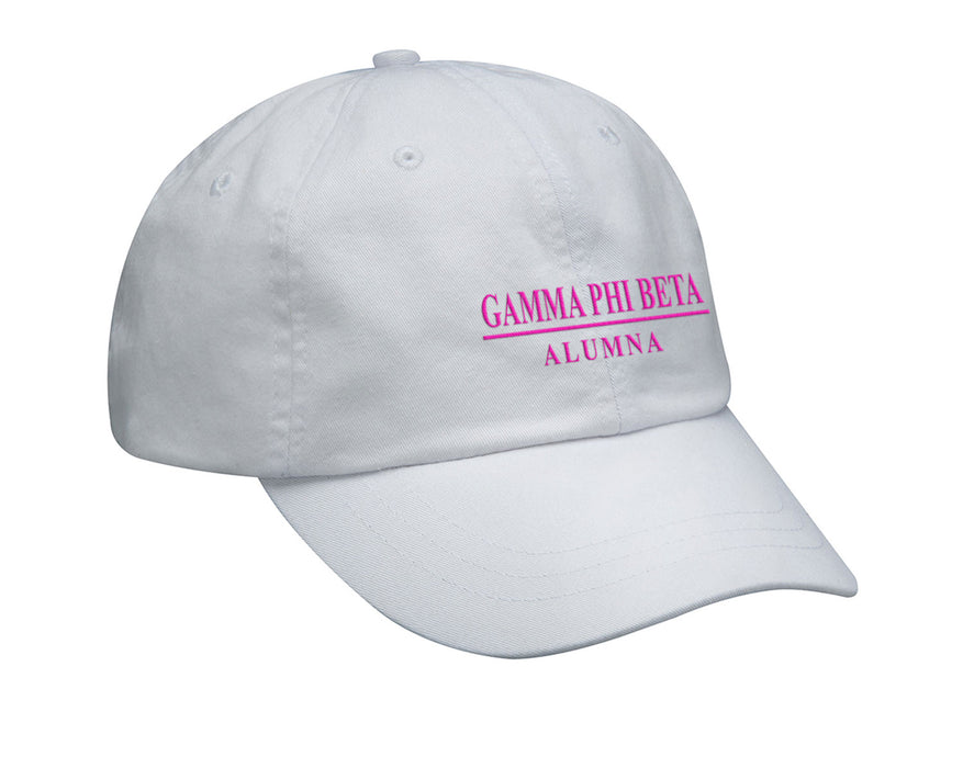 Gamma Phi Beta Custom Embroidered Hat