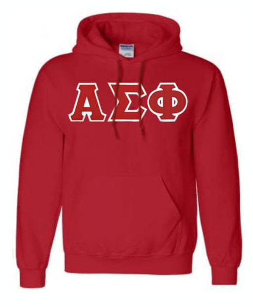 Alpha Sigma Phi Lettered Hoodie