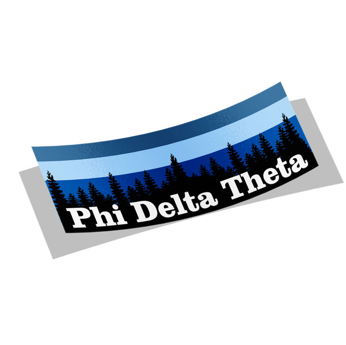 Phi Delta Theta Mountains Decal