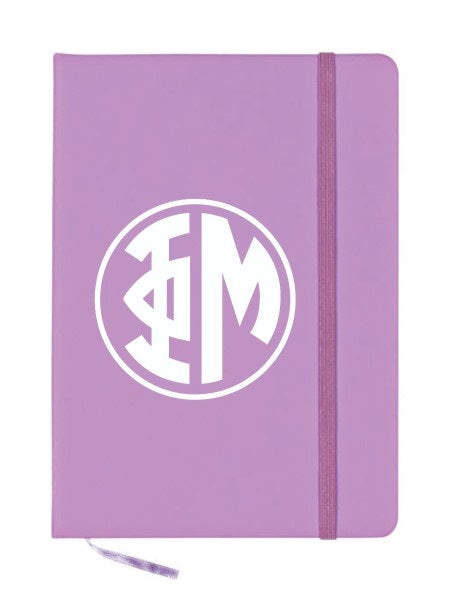 Phi Mu Monogram Notebook