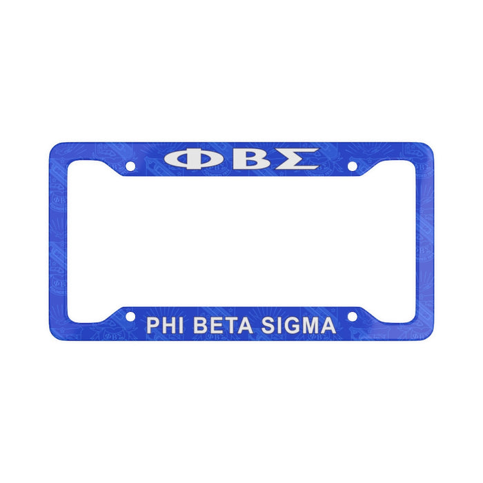 Phi Beta Sigma New License Plate Frame