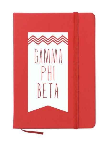 Gamma Phi Beta Chevron Notebook