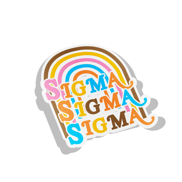 Sigma Sigma Sigma Joy Sorority Decal