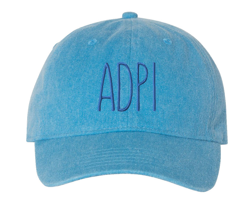Alpha Delta Pi Comfort Colors Nickname Hat