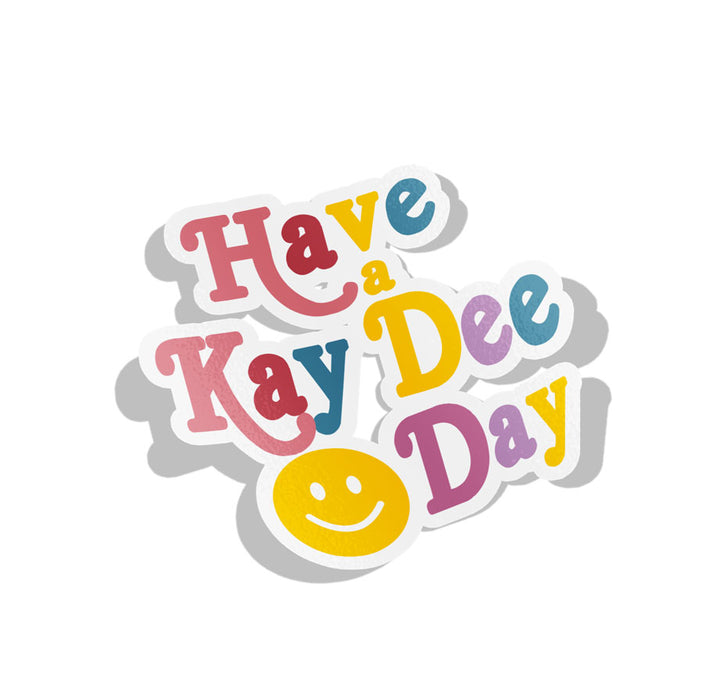 Kappa Delta Happy Day Sorority Decal