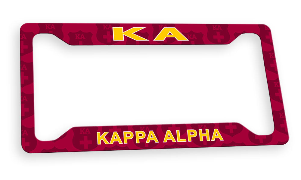 Kappa Alpha New License Plate Frame