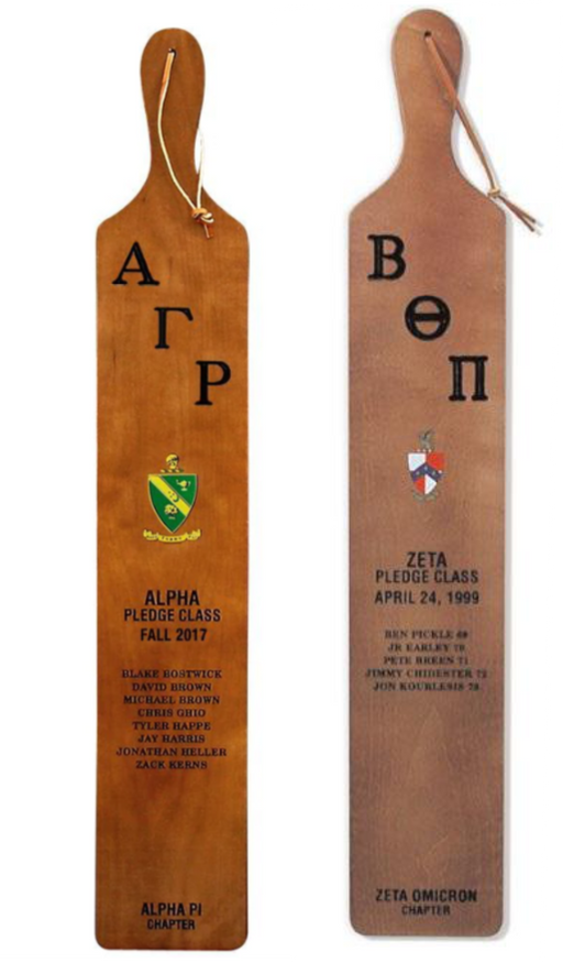 Epsilon Sigma Alpha Large Pledge Class Paddle