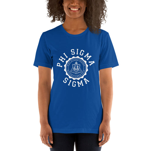 Phi Sigma Sigma Crest Short-Sleeve Unisex T-Shirt